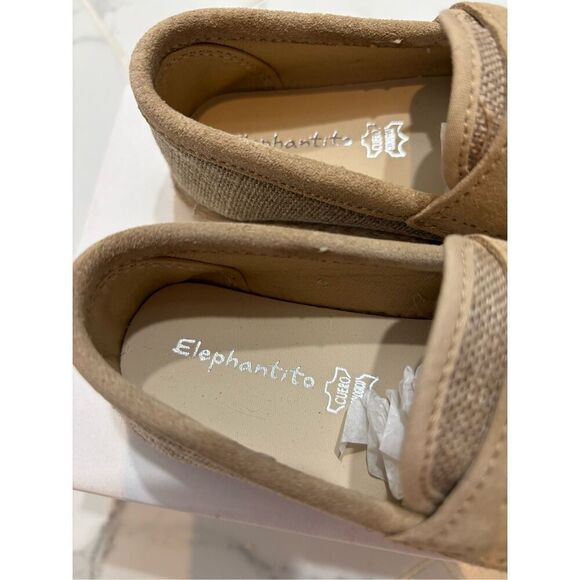 NEW IN BOX ELEPHANTITO Loafer Espadrille Beige - Picture 5 of 5